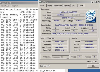  core 2 Duo e8600 OC 